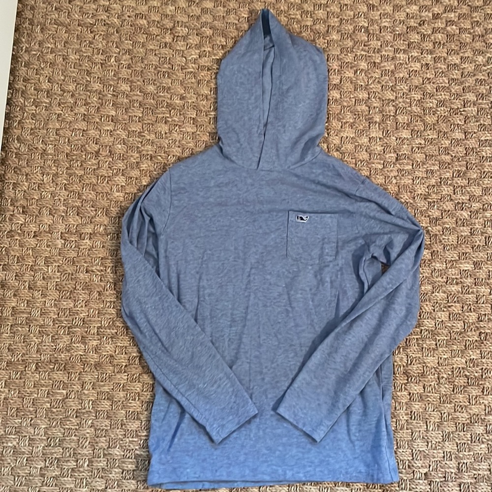 Vineyard Vines long sleeve boys Edgartown t shirt in blue